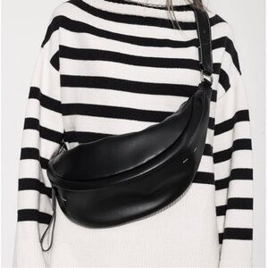 Proenza Schouler White Label Black Leather Crossbody Bag